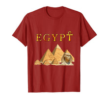 Load image into Gallery viewer, Pharaoh pyramids sphinx T-Shirt Egypt Tut Egyptian Gift Tee