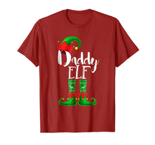 Load image into Gallery viewer, Mens Daddy Elf Matching Family Christmas Pajama Shirt Gift Men