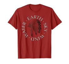 Load image into Gallery viewer, Headdress Native American T-Shirt Indigenous Peoples Day Tee