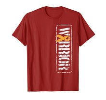 Load image into Gallery viewer, Leukemia Cancer Awareness - Military Warrior Ribbon T-Shirt