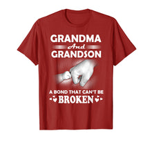 Load image into Gallery viewer, Grandma and GrandSon A Bond That Can't Be Broken T-shirt