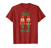 Load image into Gallery viewer, Funny Christmas Nutcracker T Shirt Crack Deez Nuts