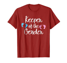 Load image into Gallery viewer, Keeper of Gender reveal party idea baby announcement Tshirt