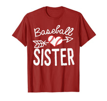 Load image into Gallery viewer, Baseball Sister t-shirt
