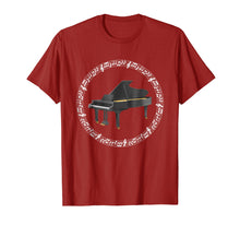 Load image into Gallery viewer, Piano Student Musical Notes Music Teacher Gift T-shirt