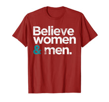 Load image into Gallery viewer, Believe Women and Men Sexual Assault Awareness T-Shirt
