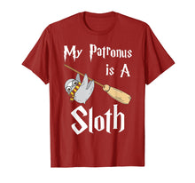 Load image into Gallery viewer, My Patronus Is A Sloth T-Shirt Sloth Lovers Gift Men Women