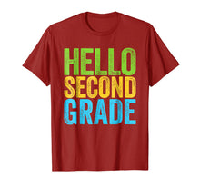 Load image into Gallery viewer, Hello Second Grade T-Shirt Funny 2nd Grade Back To School