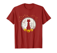 Load image into Gallery viewer, Halloween Shirt Cat in Moon Pumpkin Cute Funny Kids Gift