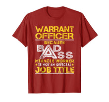 Load image into Gallery viewer, Warrant Officer Miracle Worker Job Title Shirts