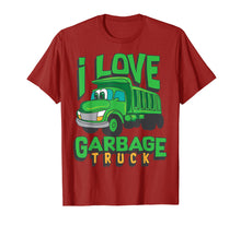 Load image into Gallery viewer, I Love Garbage Truck Shirt | Cool Little Junk Lover Tee Gift