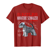 Load image into Gallery viewer, 5 Rules for Miniature Schnauzer Owners tee shirt T-shirt
