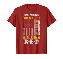 Load image into Gallery viewer, R.E.D Fridays For My Son T-shirt Pride Mother Red Friday Tee