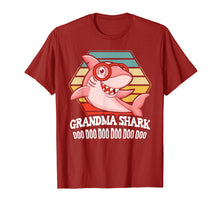 Load image into Gallery viewer, Grandma Shark Doo Doo Family Shark T-Shirt Gift for Grandma