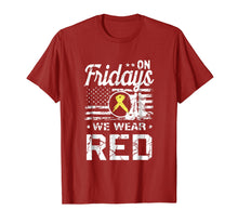 Load image into Gallery viewer, RED Friday TShirt Remember Everyone Deployed Military Gift
