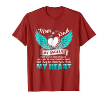 Load image into Gallery viewer, Mom & Dad My Angels Tshirt - in memory of parents In Heaven