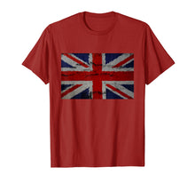 Load image into Gallery viewer, Union Jack Retro British Flag T-Shirt Tee