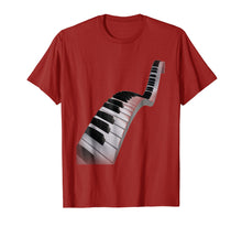 Load image into Gallery viewer, Abstract Piano Keys T-Shirt