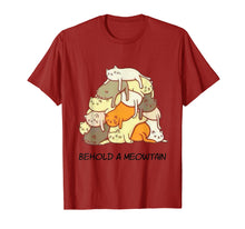 Load image into Gallery viewer, Behold A Meowtain Animal Kitten Kitty Meow Funny Cat Lovers T-Shirt