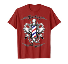 Load image into Gallery viewer, Barber Shop TShirt Hairstylist Hair Barbers Gift Tee Shirt