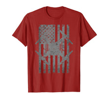 Load image into Gallery viewer, Drone Flag Patriotic Quadcopter UAS UAV Drone Pilot T-Shirt