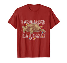 Load image into Gallery viewer, I Just Freaking Love Turtles Ok T-shirt