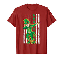 Load image into Gallery viewer, Dabbing Leprechaun Shirt - St Patricks Day Tshirt Gift
