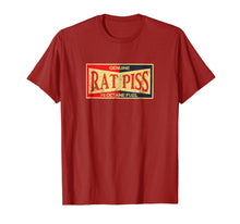 Load image into Gallery viewer, Rat Piss High Octane Fuel. Cool Retro Hot Rod T-Shirt