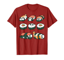 Load image into Gallery viewer, Panda Sushi Hug Shirt Cute Animal Maki Lover Funny Food Gift