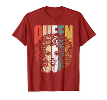 Load image into Gallery viewer, African American Shirt for Educated Strong Black Woman Queen T-Shirt