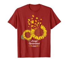 Load image into Gallery viewer, Autism Mom Dad Shirt Gifts Sunflower Autism Puzzle Piece