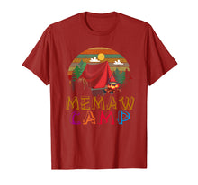 Load image into Gallery viewer, Memaw Camp T-Shirt 2019 Cool Vintage Family Camping Tshirts
