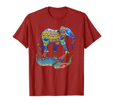 Load image into Gallery viewer, Colorful Indian Elephant T-shirt Spring Color Festival Gift