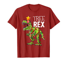 Load image into Gallery viewer, Tree Rex Christmas Shirt T Rex Dinosaur Christmas Gift Boys