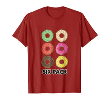 Load image into Gallery viewer, Funny Donut Six Pack Muscle T Shirt