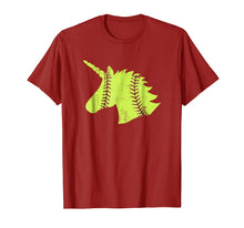 Load image into Gallery viewer, DISTRESSED UNICORN SOFTBALL SHIRT