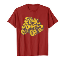 Load image into Gallery viewer, Roller Derby Skate Shirt - Holy Roller - Distressed