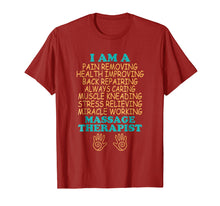 Load image into Gallery viewer, Cool Gift Tee For Massage Therapist. Shirt For Daughter/Son.