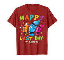Load image into Gallery viewer, Happy Last Day Of School Cute Teacher Student Gift Shirt