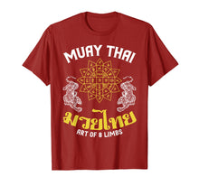 Load image into Gallery viewer, Muay Thai Tiger T-Shirt Thai Boxing Gift