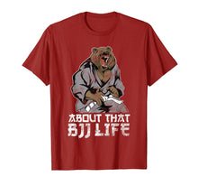 Load image into Gallery viewer, BJJ Brazilian Jiu Jitsu Shirt - Grizzly Bear MMA White Belt