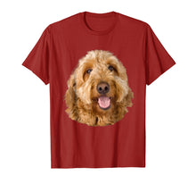 Load image into Gallery viewer, Big Face Golden doodle Dog Tee Golden doodle Funny T shirt