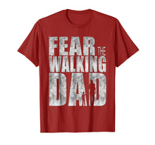 Load image into Gallery viewer, Walking Dad Cool Graphic Fathers Dead Tshirt