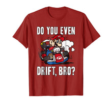 Load image into Gallery viewer, Nintendo Mario Kart Do You Even Drift Bro Graphic T-Shirt