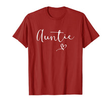 Load image into Gallery viewer, Auntie Christmas Gift For Aunty Aunt Women Birthday T-Shirt-400414