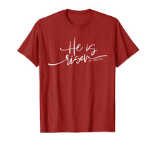 Load image into Gallery viewer, Christian He Is Risen Christian Easter Jesus is Risen T-Shirt-383183