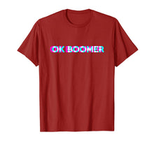 Load image into Gallery viewer, OK Boomer Meme Funny Anaglyph Type T-Shirt