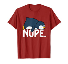 Load image into Gallery viewer, Funny Nope Not Today Lazy Penguin Lover Gift T-Shirt-349648