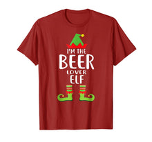 Load image into Gallery viewer, I'm The Beer Lover Elf Matching Family Group Christmas T-Shirt