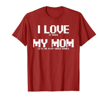 Load image into Gallery viewer, Funny Gaming I Love My Mom Video Games Apparel, Boys Gamer T-Shirt